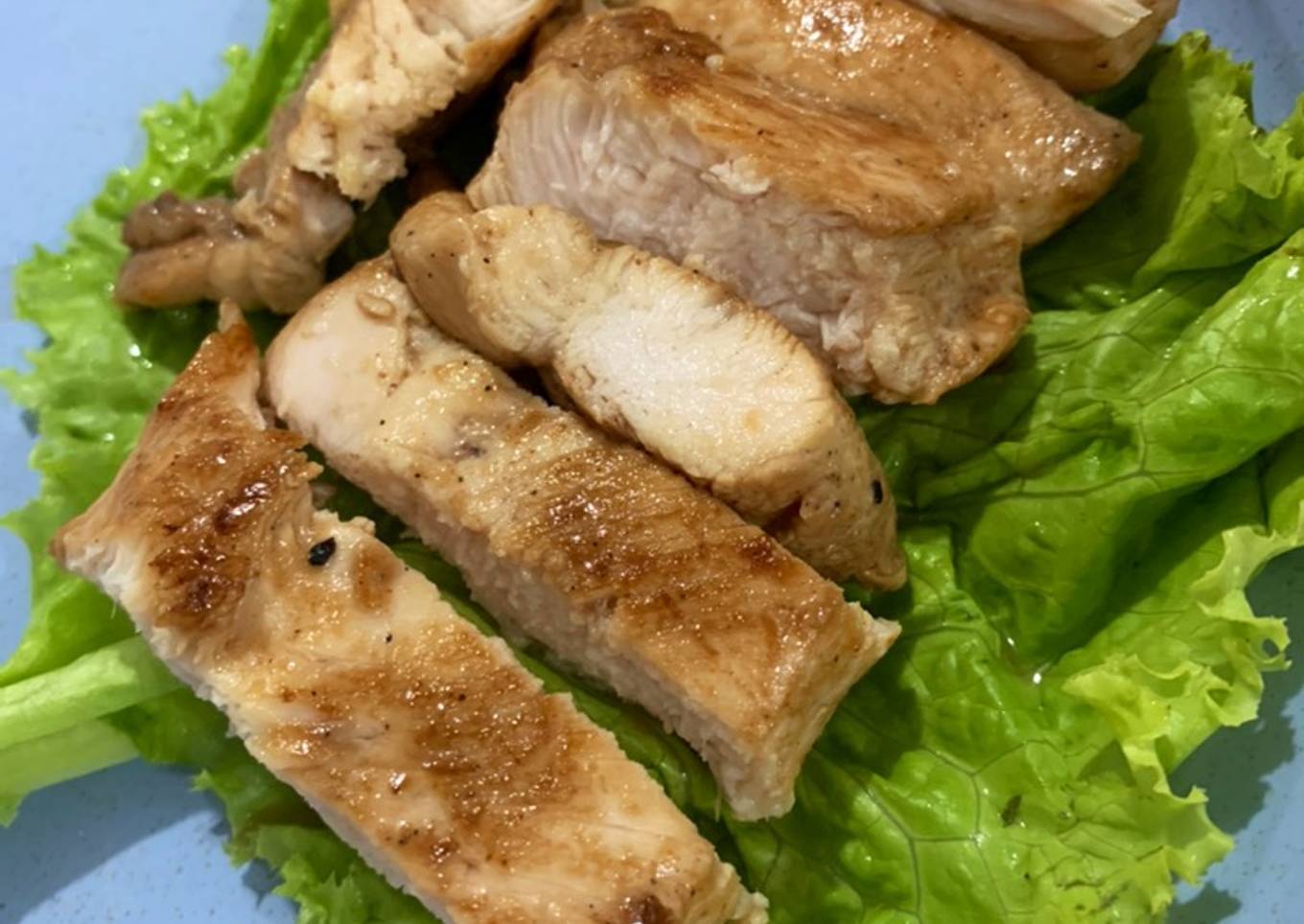 Dada Ayam Panggang (Teflon) Lada Hitam