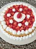 Torta di compleanno alla fragola