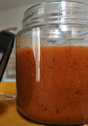 Una foto de Salsa roja ahumadita🌶️🍅