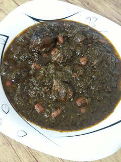 عکسی از دستور قورمه سبزی😋