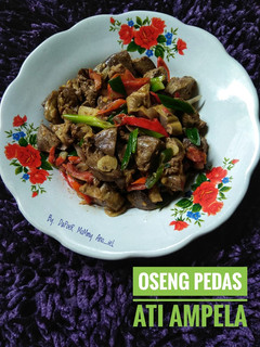 Foto resep Oseng Pedas Ati Ampela