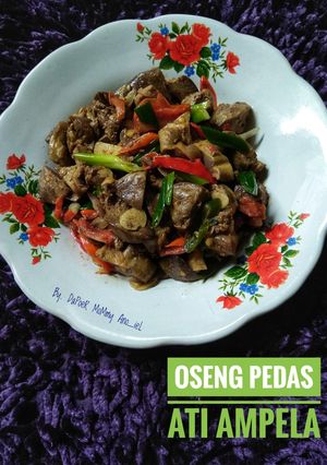 Foto resep Oseng Pedas Ati Ampela