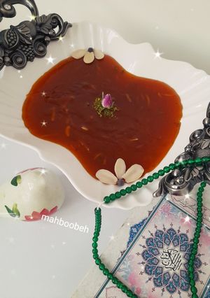عکسی از دستور حلوا بحرینی