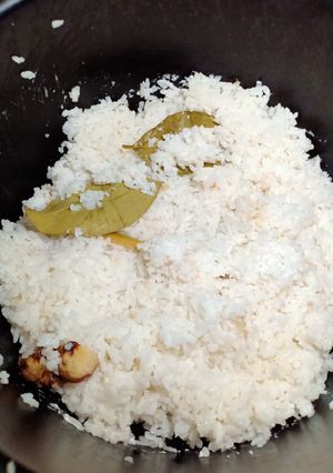 Foto resep Nasi liwet magic com simple