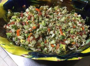 Una foto de Ensaladilla de Surimi con Quinoa
