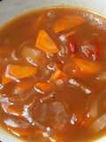 Salsa agridulce con vegetales🌰🥕🌶!!!