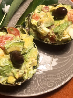 Una foto de Aguacate relleno