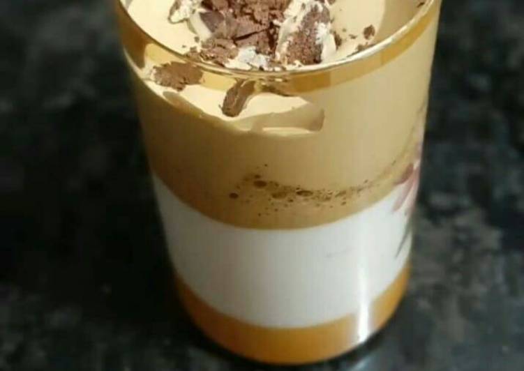Cocoa chocolate milkshake