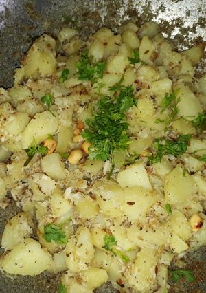 A picture of Farali potatoes.