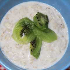 Una foto de Porridge de plátanos