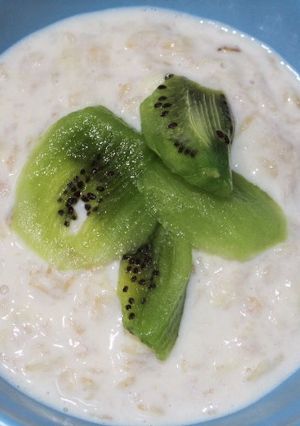 Una foto de Porridge de plátanos