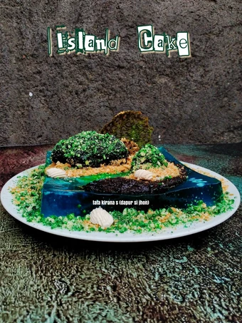 Cara Gampang Membikin Resep  Island Cake (tanpa loyang bongkarpasang) yang Enak, Enak Banget