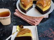 Gambar puding biskuit marie