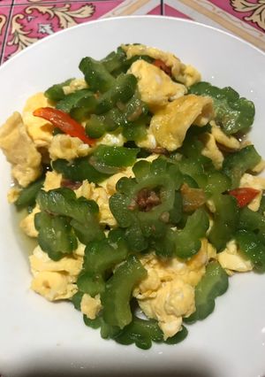 Foto resep Tumis pare telur