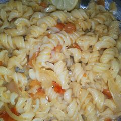 A picture of Veg yummy pasta.