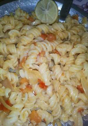 A picture of Veg yummy pasta.