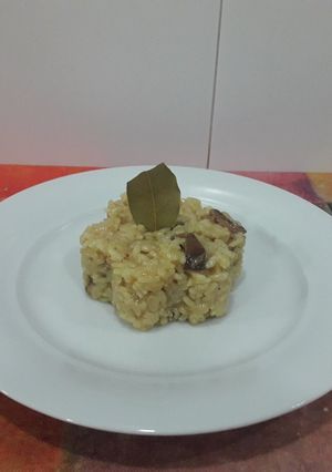 Una foto de Risotto de bolets