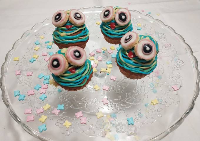 Cupcakes lechuzas ?? Receta de Gabriela Diez- Cookpad