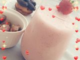 حليب بالفراولة 🍓