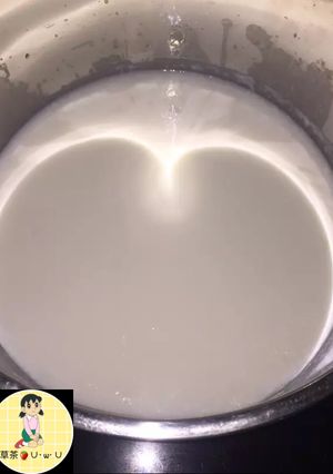 Hình của món Milk gạo Hàn Quốc.