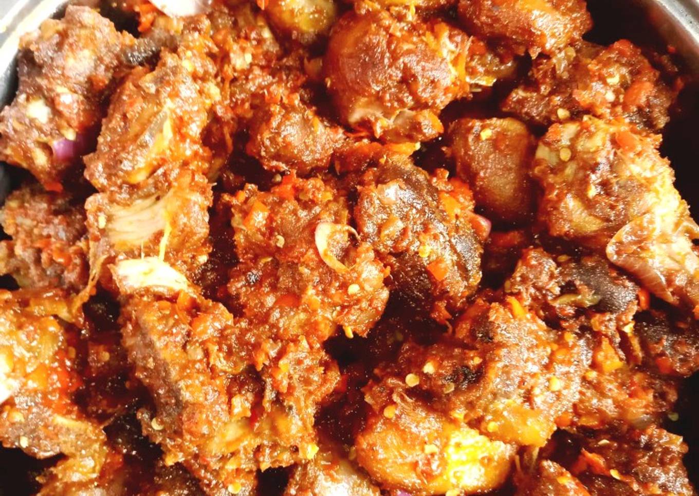 Peppered goat meat