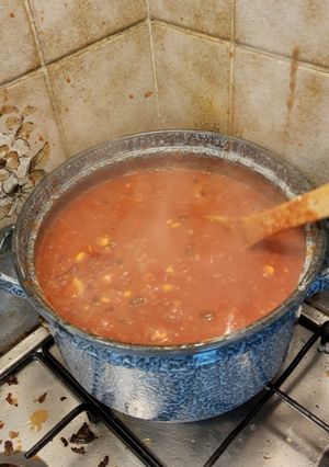 A picture of Vegetarian Chili.