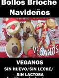 Bollos Brioche Suizos Navideños Sin leche/sin huevo (VEGANOS)