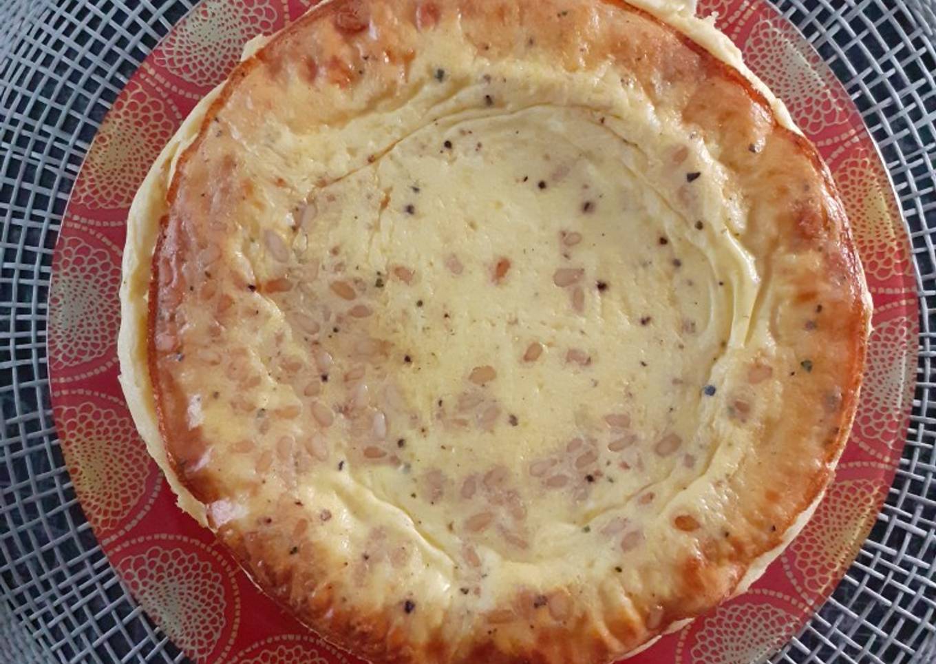 Quiche au Bacon, Chèvre et Pignons de Pin / Healthy