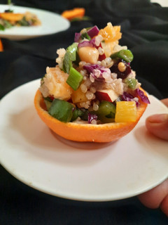 A picture of Orange Quinoa Salad with Cranberries.