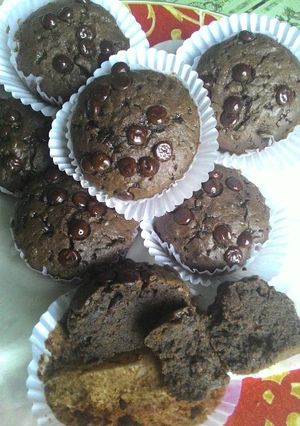 Foto resep Triple chocolate muffin