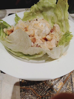 A picture of Chicken Ceaser Salad.