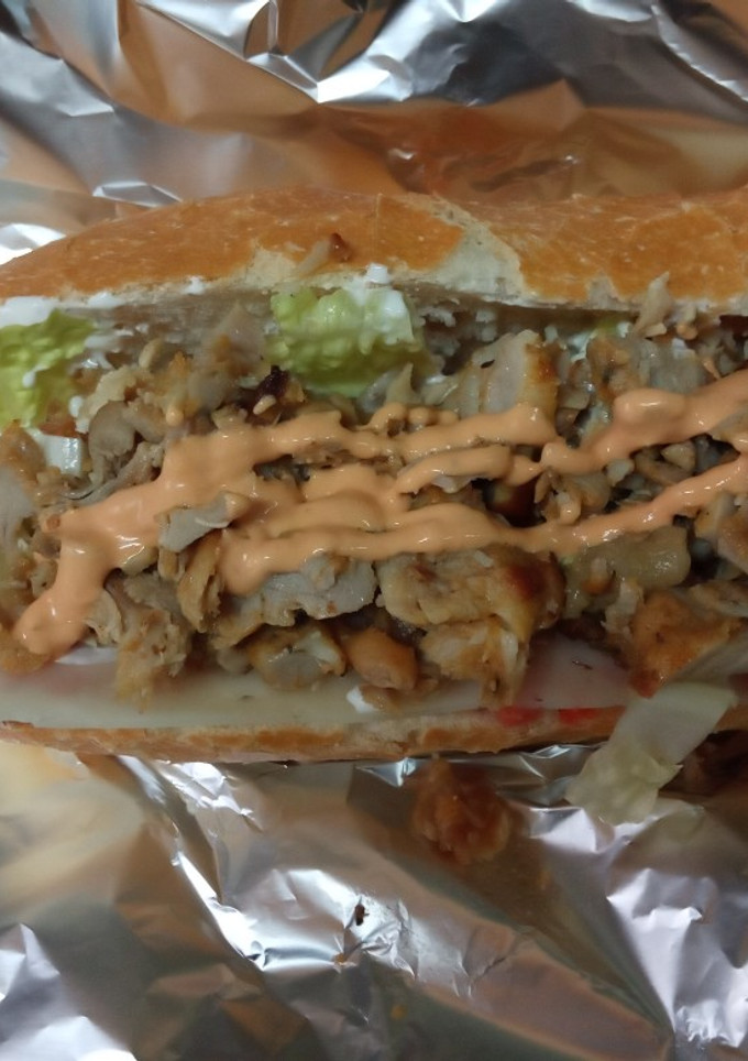 Una foto de Bocadillo de Kebab de pollo