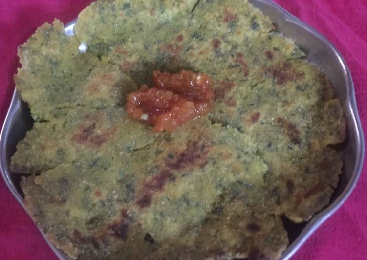 Easiest Way to Prepare Speedy Makka methi paratha