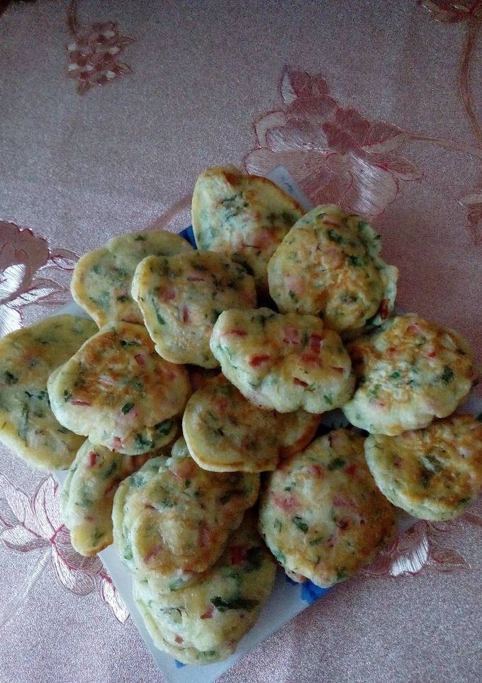 Оладки зі смаком піци