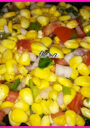 A picture of Corn chat spice & yummy.