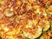 Una foto de tortilla de zucchini rápida