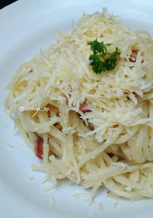 Foto resep Spaghetti carbonara 🍝 #PR_Pasta