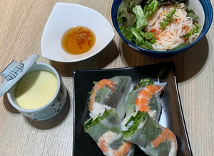 越式米紙春捲 的食譜成品照片