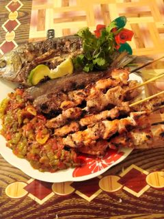 صورة لوصفة الحوت او السمك المشوي