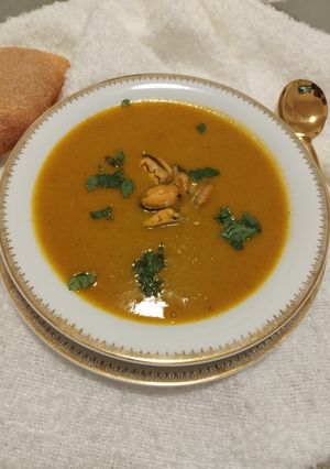 Une photo de Soupe moule carottes 🥕
