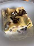 Lasagne con funghi chiodini, speck e Taleggio