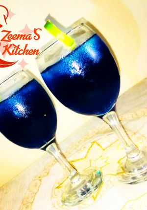 A picture of Bluemoon Mocktail.