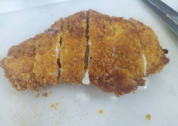 Chicken katsu melted cheese