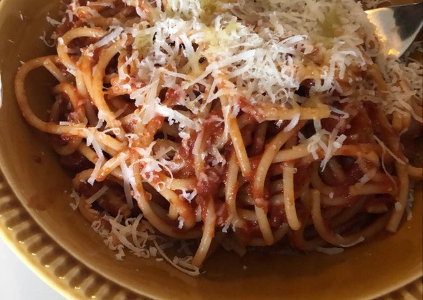 Steps to Make Favorite Pasta & tomato sauce