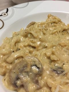 صورة لوصفة مشروم (فطر) باستا