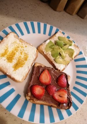 صورة لوصفة ٣ طرق للفطور بالتوست 😋😍