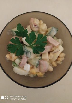 Zöldséges saláta recept fotója