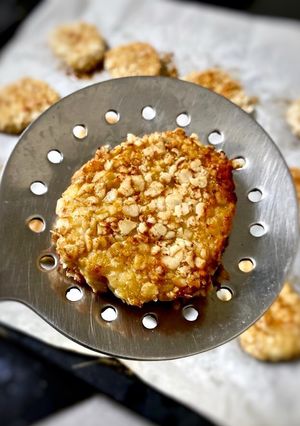 Foto principal de Nuggets de pollo al horno ideal para bebés y niños - BLW (+10M)