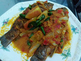 Ikan mas bumbu RUJAK