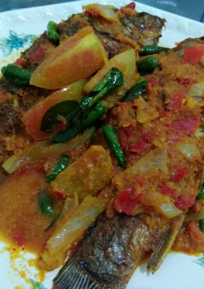 Foto resep Ikan mas bumbu RUJAK